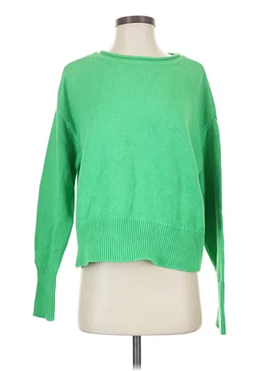 Pre-owned Cece Pullover Sweater In Green