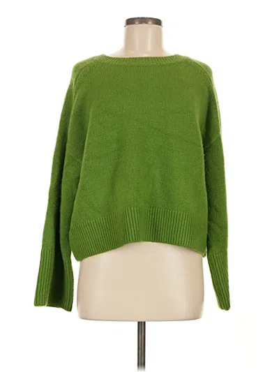 Pre-owned Cece Pullover Sweater In Green