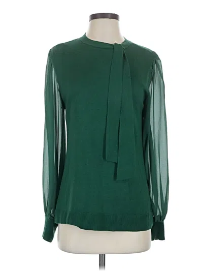 Pre-owned Cece Pullover Sweater In Green