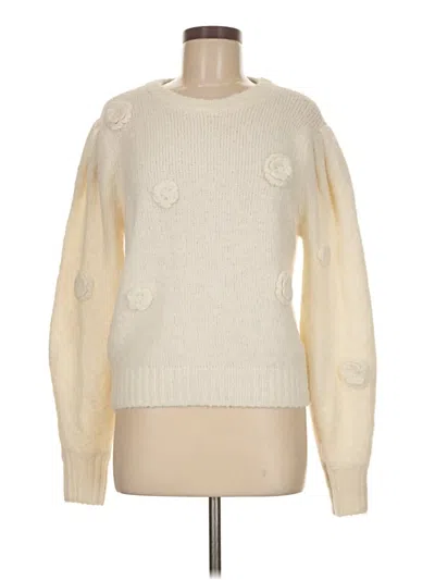 Pre-owned Cece Pullover Sweater In Ivory