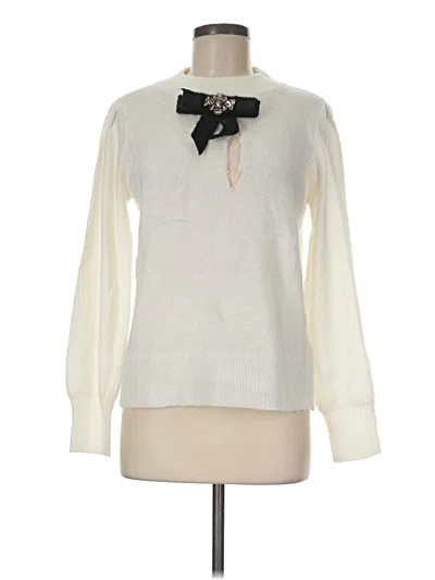Pre-owned Cece Pullover Sweater In Ivory