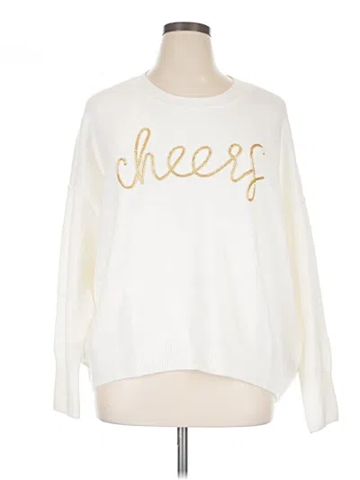 Pre-owned Cece Pullover Sweater In Ivory