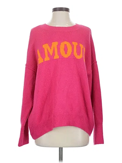Pre-owned Cece Pullover Sweater In Pink