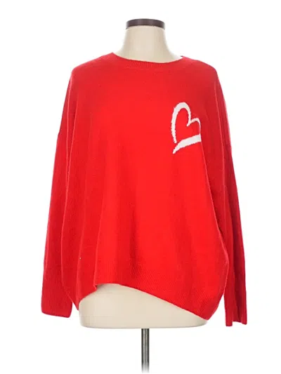 Pre-owned Cece Pullover Sweater In Red