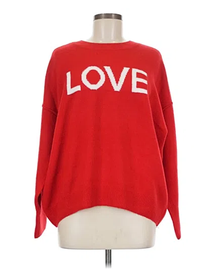 Pre-owned Cece Pullover Sweater In Red