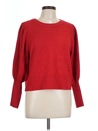 Pre-owned Cece Pullover Sweater In Red