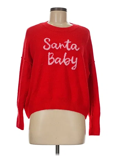 Pre-owned Cece Pullover Sweater In Red