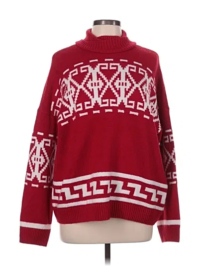 Pre-owned Cece Pullover Sweater In Red