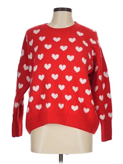 Pre-owned Cece Pullover Sweater In Red