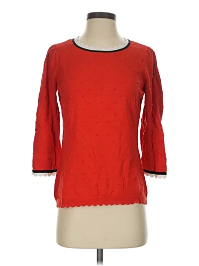 Pre-owned Cece Pullover Sweater In Red