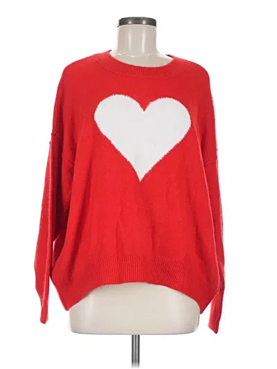 Pre-owned Cece Pullover Sweater In Red