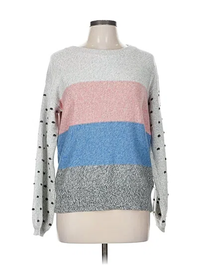 Pre-owned Cece Pullover Sweater In Silver