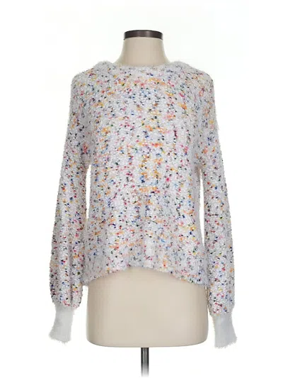 Pre-owned Cece Pullover Sweater In Silver