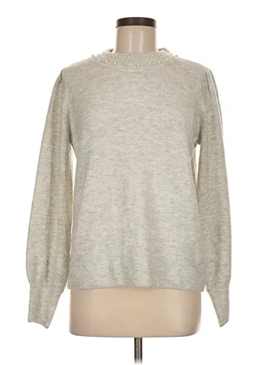 Pre-owned Cece Pullover Sweater In Silver