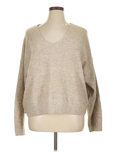 Pre-owned Cece Pullover Sweater In Tan