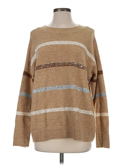 Pre-owned Cece Pullover Sweater In Tan