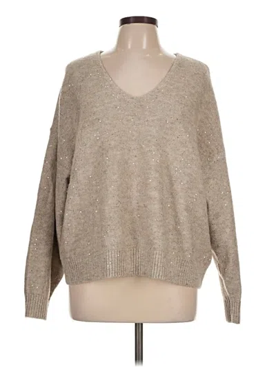 Pre-owned Cece Pullover Sweater In Tan