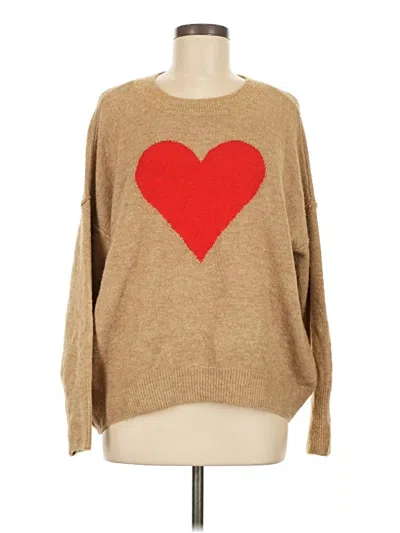 Pre-owned Cece Pullover Sweater In Tan