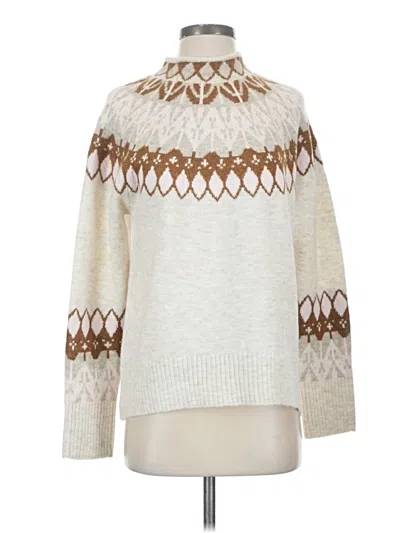 Pre-owned Cece Pullover Sweater In White