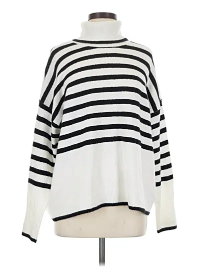 Pre-owned Cece Pullover Sweater In White