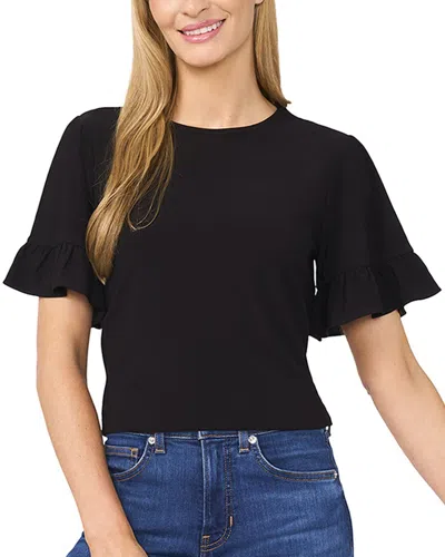 Cece Relaxed Fit Top In Black