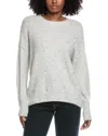 Cece Rhinestone Sweater In Gray