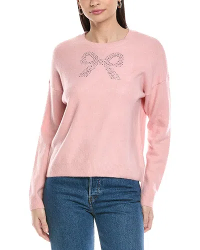 Cece Rhinestone Sweater In Multi