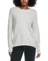 Cece Rhinestone Sweater In White