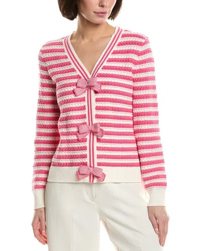 Cece Ribbon Sweater In Pink