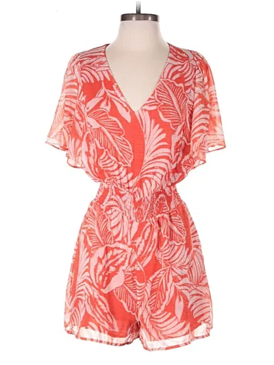 Pre-owned Cece Romper In Orange