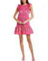 Cece Sleeveless Ruffle Dress