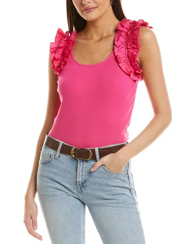 Cece Ruffle Rib Tank