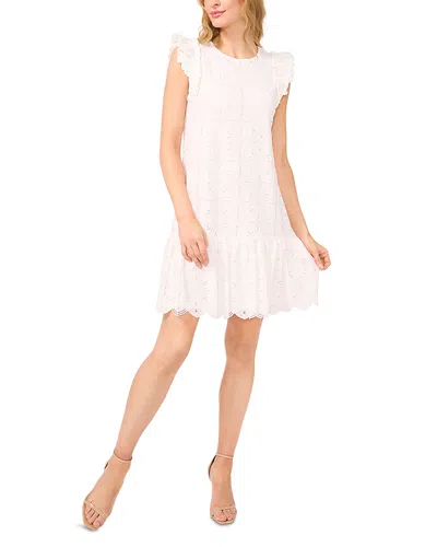 CECE CECE RUFFLE SLEEVE DRESS