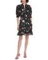 Cece Button-down Collared Top In Multi
