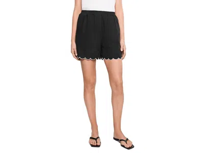 Cece Scallop Edge Shorts Women's Shorts Rich Black: Xl 3