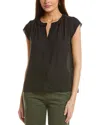 Cece Scallop Trim Blouse