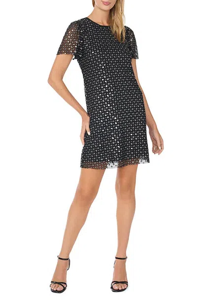 Cece Shift Minidress In Black