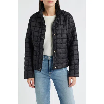 Cece Short Puffer Jacket In Black