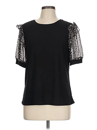 Pre-owned Cece Short Sleeve T-shirt In Black
