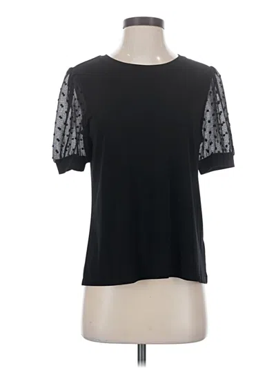 Pre-owned Cece Short Sleeve T-shirt In Black