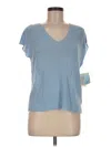 Cece Short Sleeve T-shirt In Blue