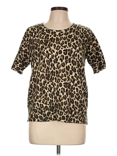 Pre-owned Cece Short Sleeve T-shirt In Brown