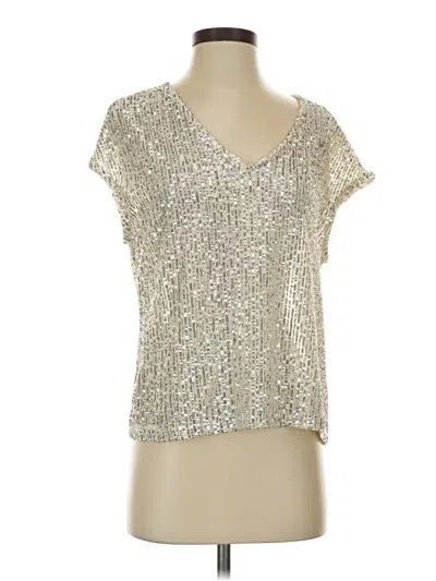 Pre-owned Cece Short Sleeve T-shirt In Silver