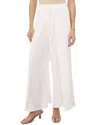 Cece Side Overlap Self Tie Pant In New Ivory White