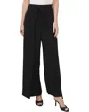 Cece Side Overlap Self Tie Pant In Black