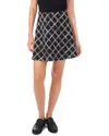 Cece Simple Circle Mini Skirt In Black