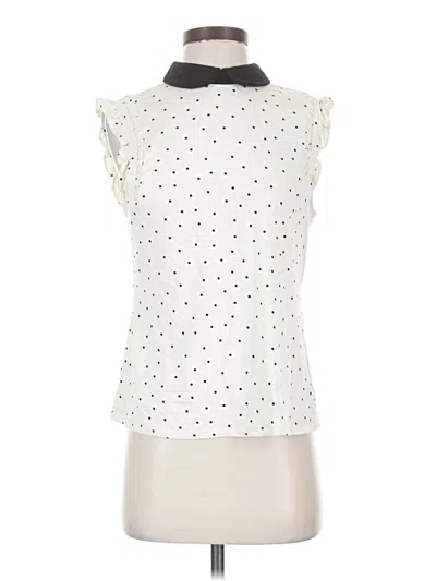 Pre-owned Cece Sleeveless Blouse In Ivory