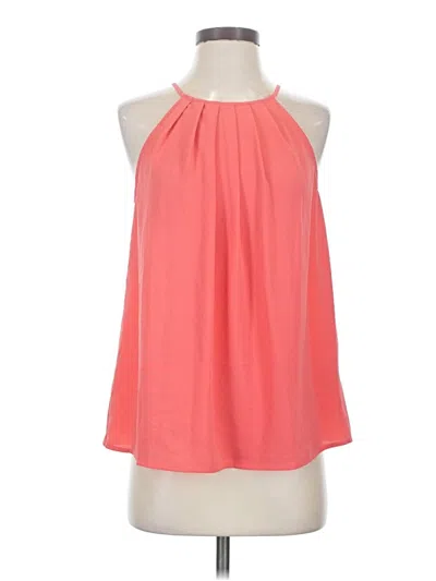 Pre-owned Cece Sleeveless Blouse In Orange