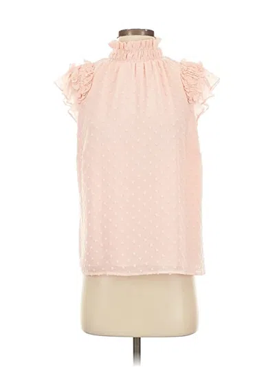 Pre-owned Cece Sleeveless Blouse In Pink