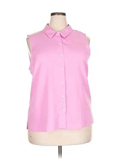 Pre-owned Cece Sleeveless Blouse In Pink